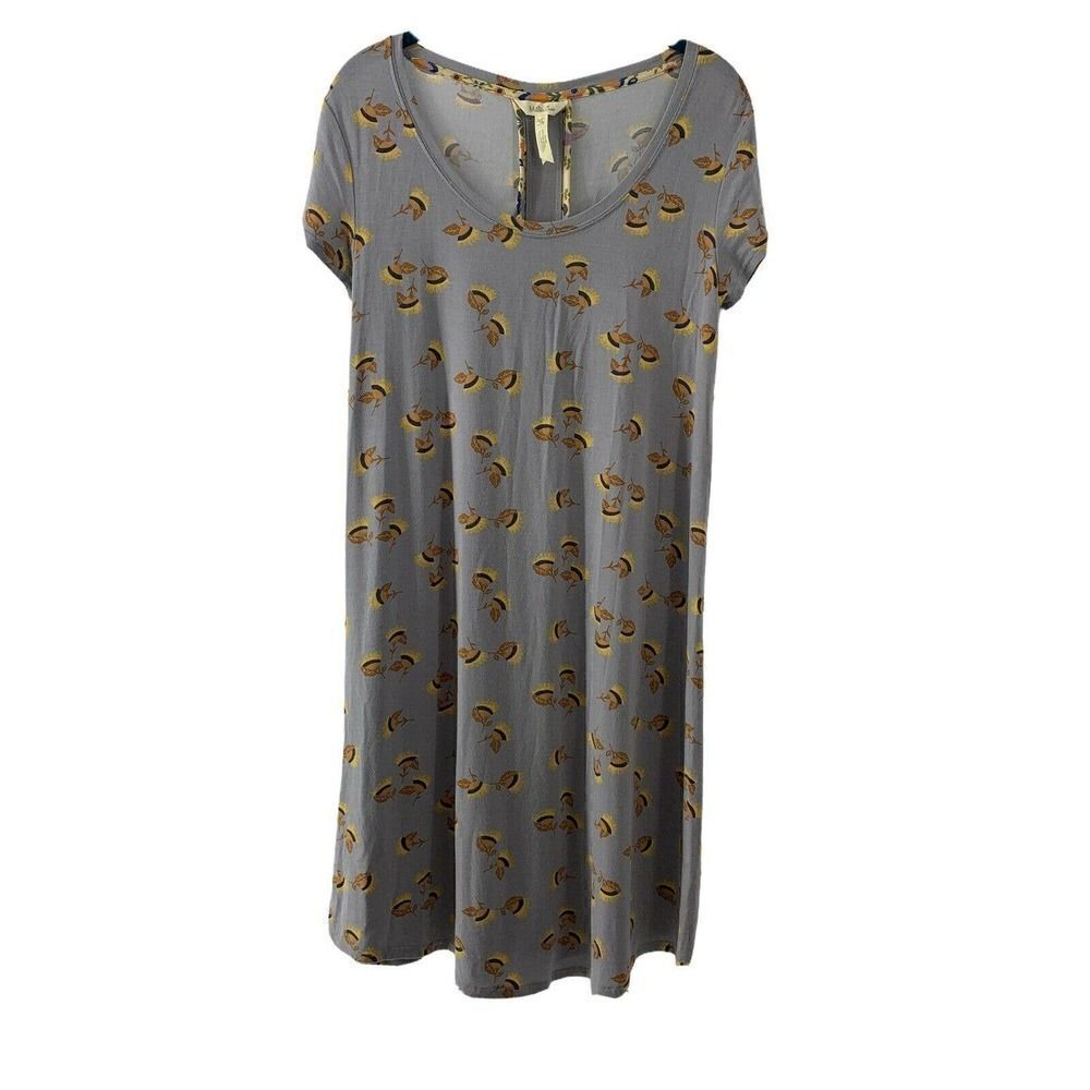 Matilda Jane Write It Down Shirt Dress XS Gray